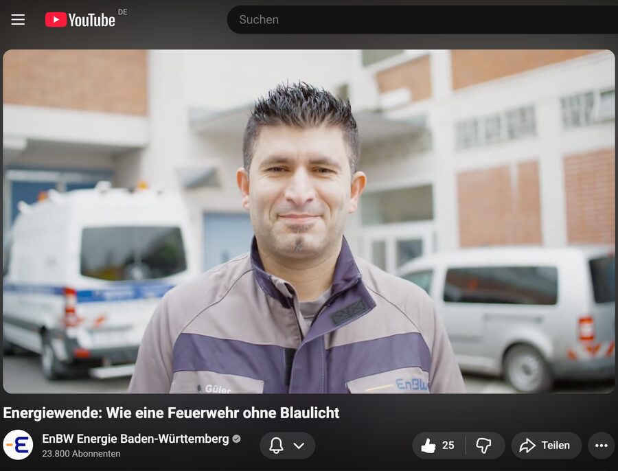 EnBW Energiewende auf YouTube
